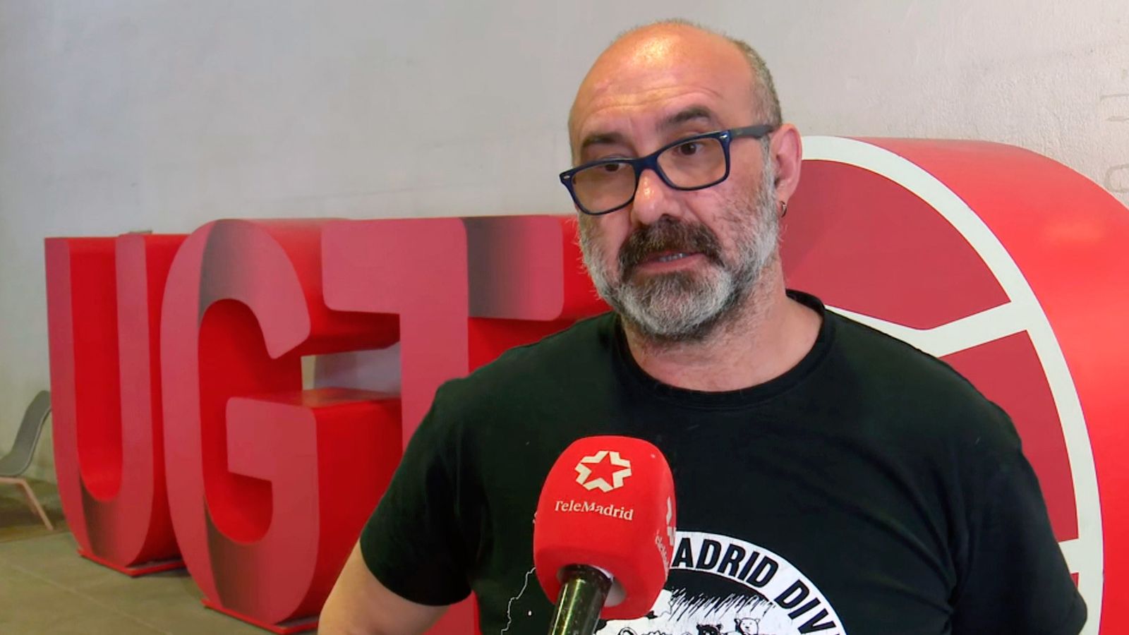 Ángel García, responsable de seguridad de UGT Madrid