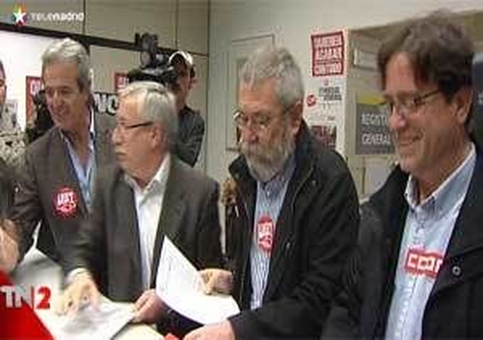Méndez y Toxo: Comienza la cuenta atrás para la huelga del 29M