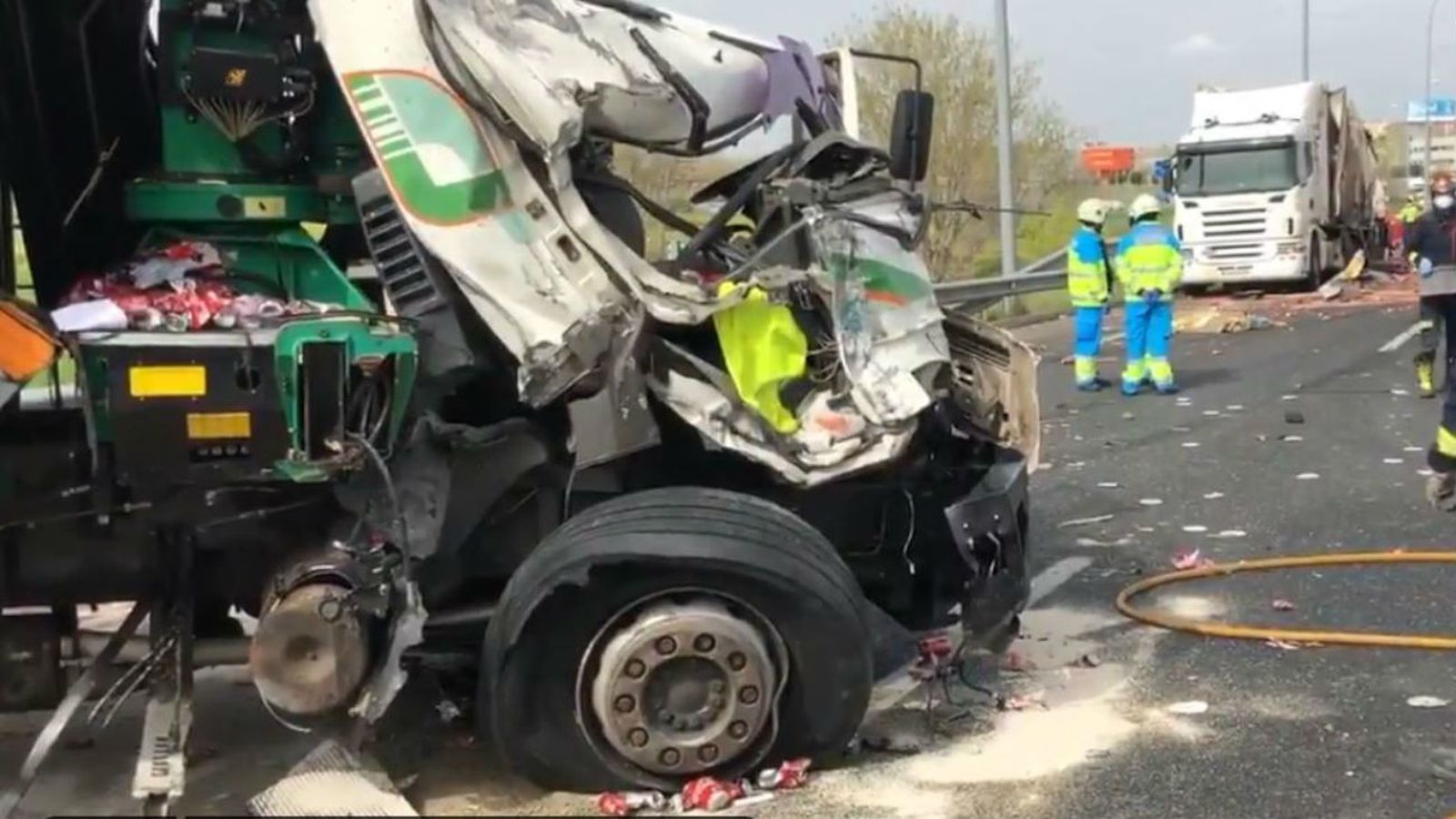 Accidente en la M-45