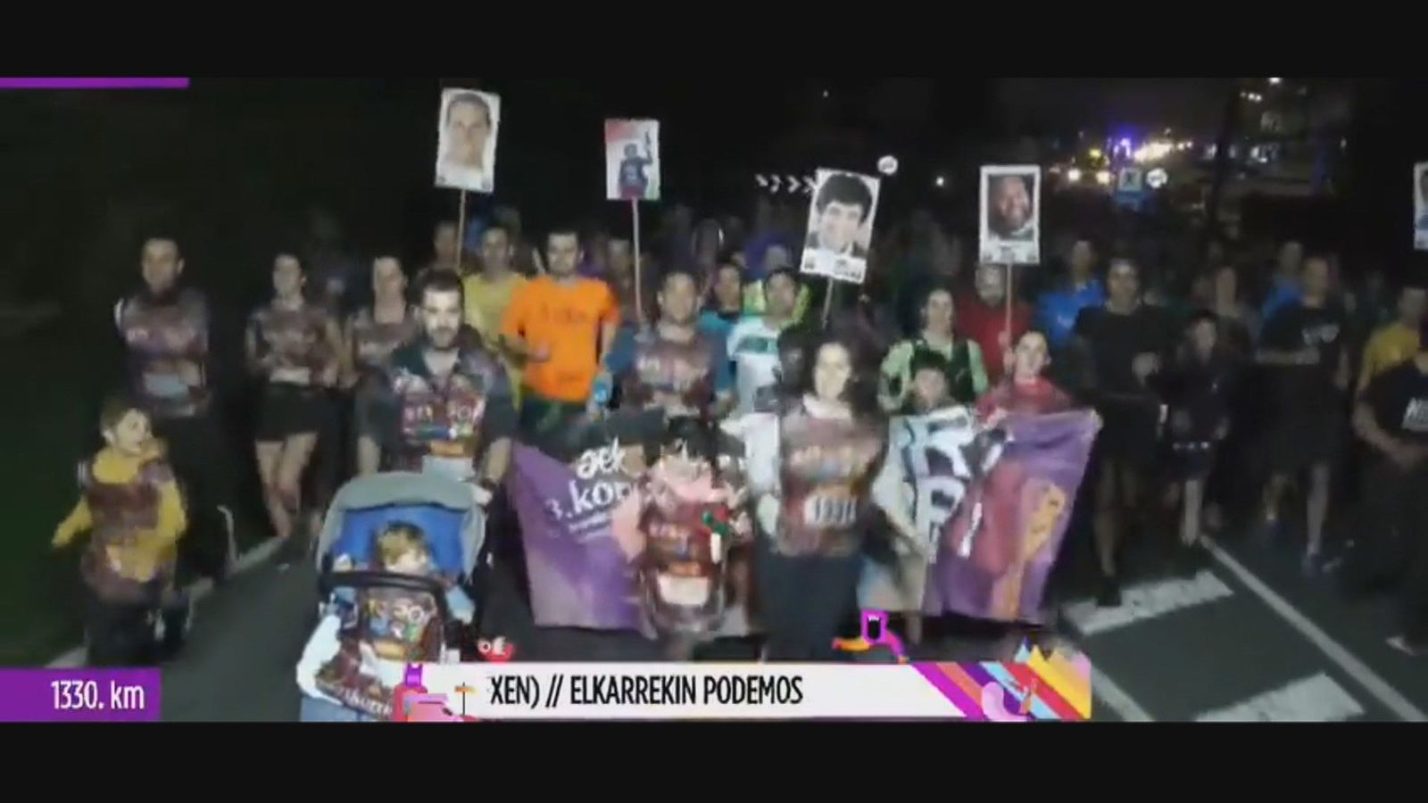 Víctimas del terrorismo denuncian el apoyo a etarras en una carrera popular