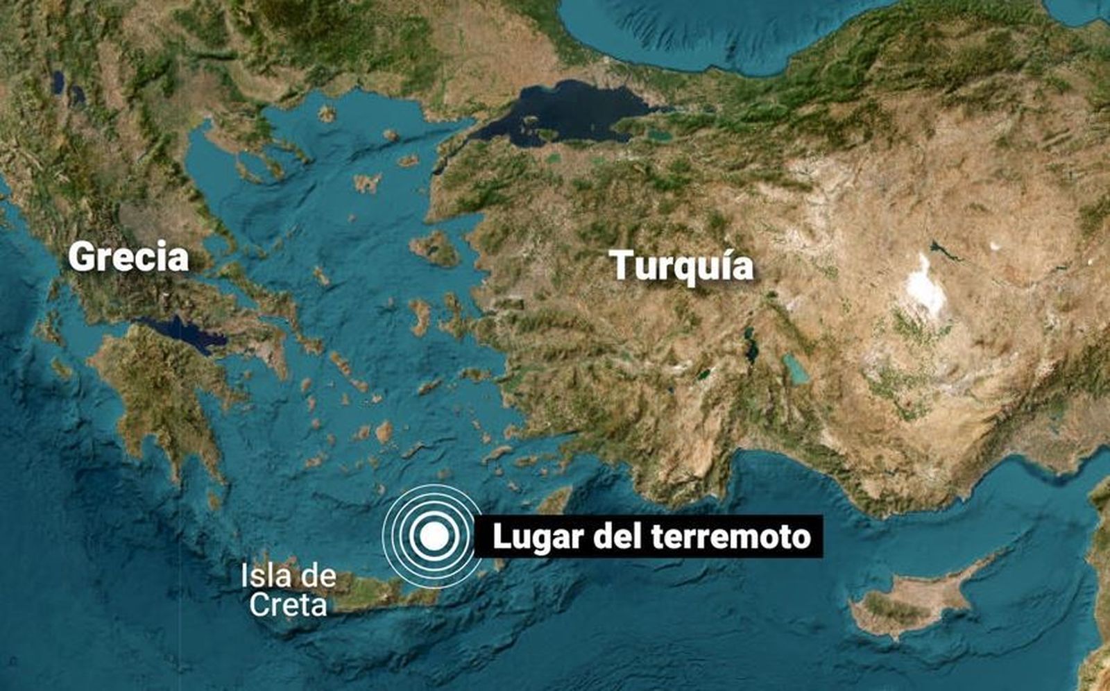 Un terremoto de magnitud 6,1 sacude las islas griegas de Creta y Santorini