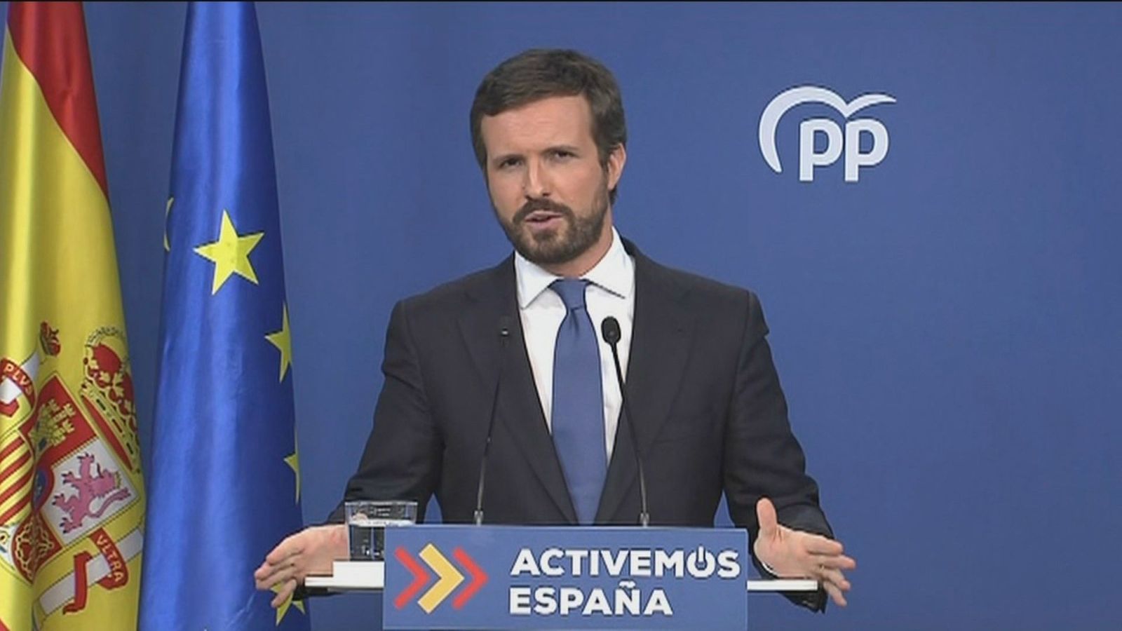 Casado critica al Gobierno de Sánchez por ser el peor para un año "horribilis"