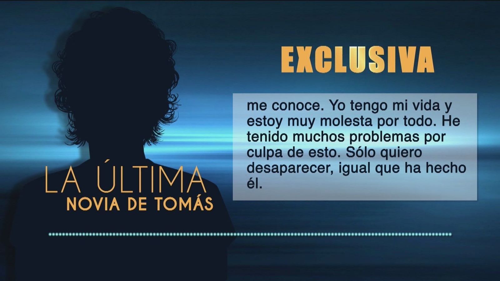 La última novia de Tomás Gimeno nos cuenta si recibió una caja con dinero