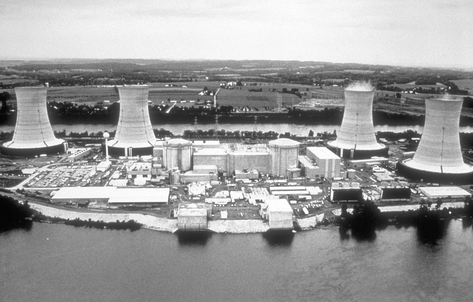 La central nuclear de Three Mile Island, en Pensilvania, EEUU