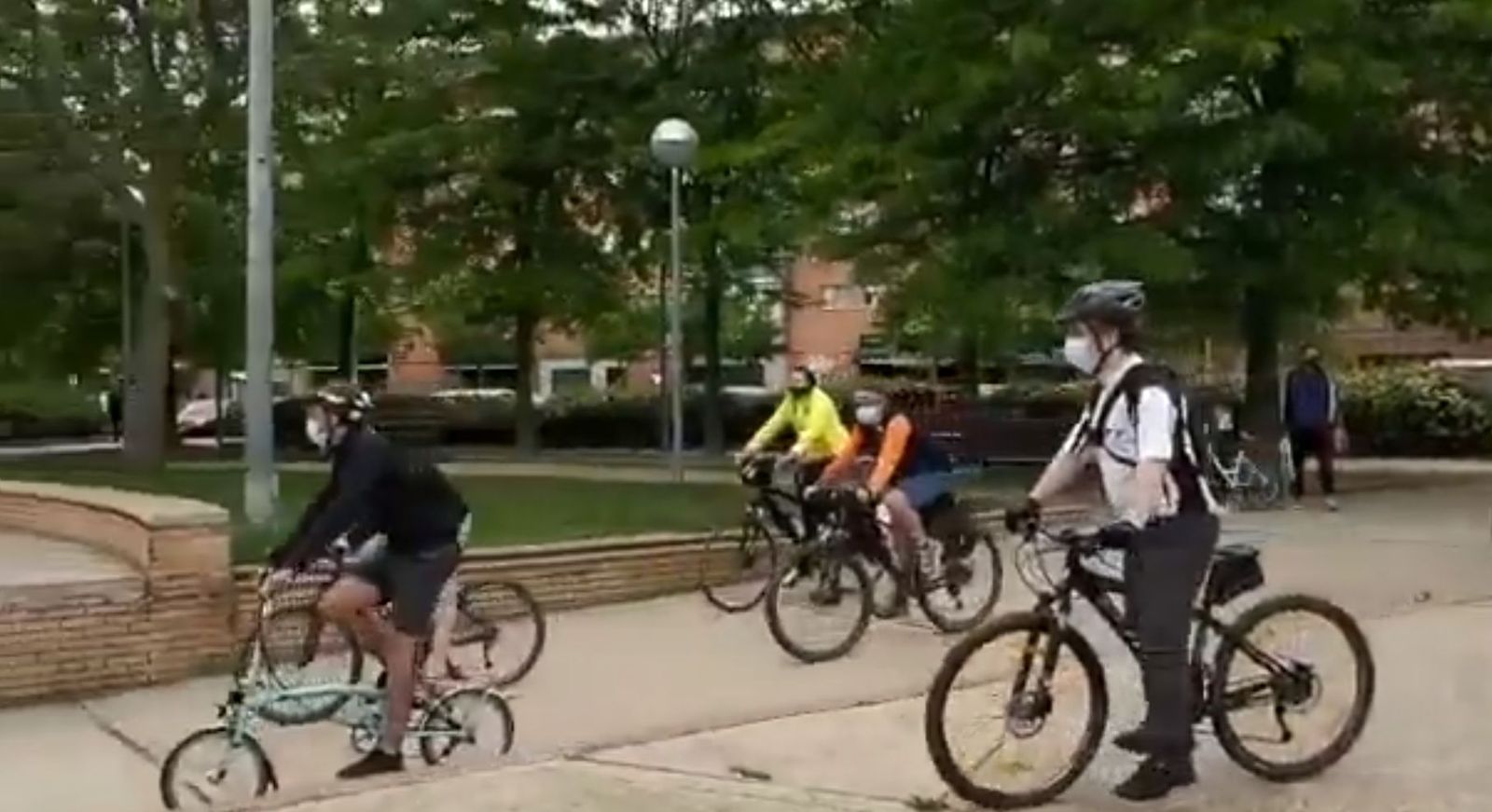 Participantes en la anterior 'Bicicletada' de Leganés