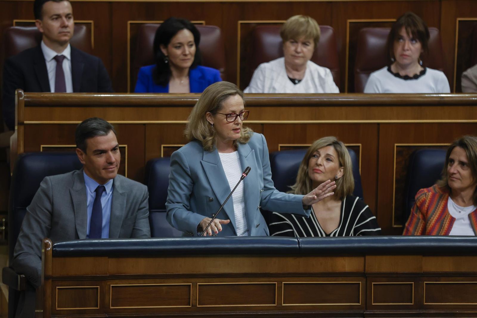 La vicepresidenta primera y ministra de Asuntos Económicos y Transformación Digital, Nadia Calviño