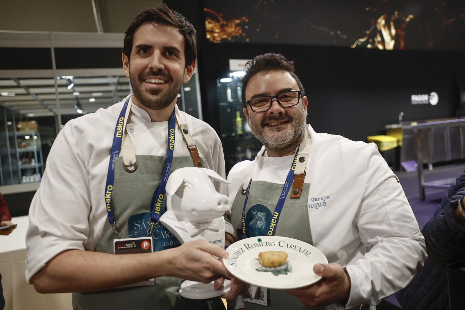Carlos Griffo (izquierda) y Miguel Ángel García, del restaurante Quinqué de Madrid