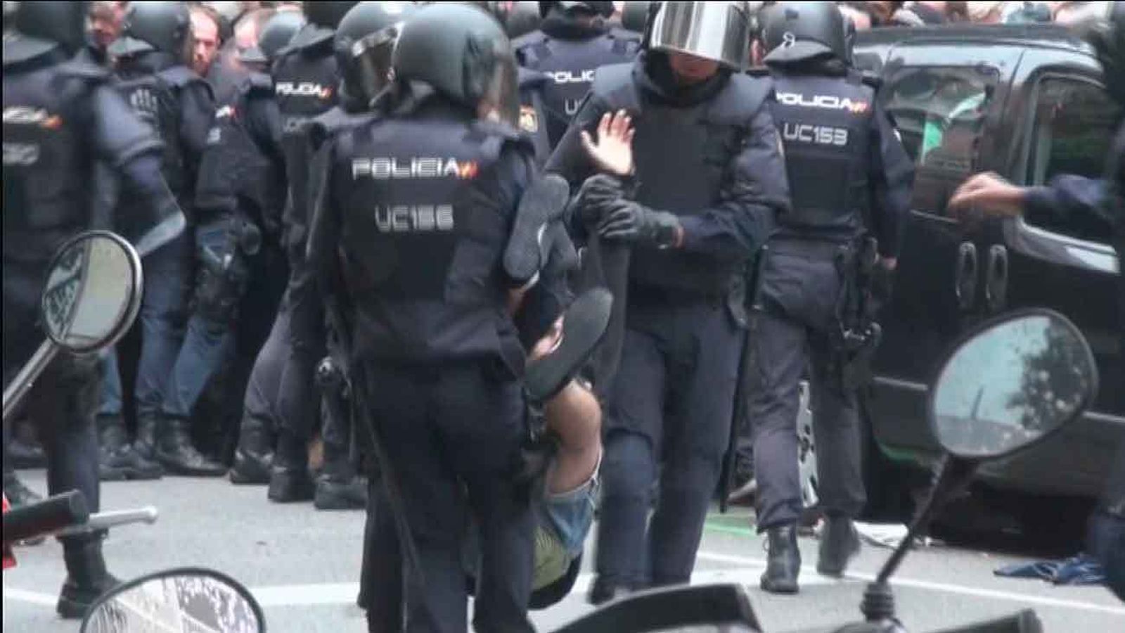 Intervención policial en Cataluña el 1 de Octubre