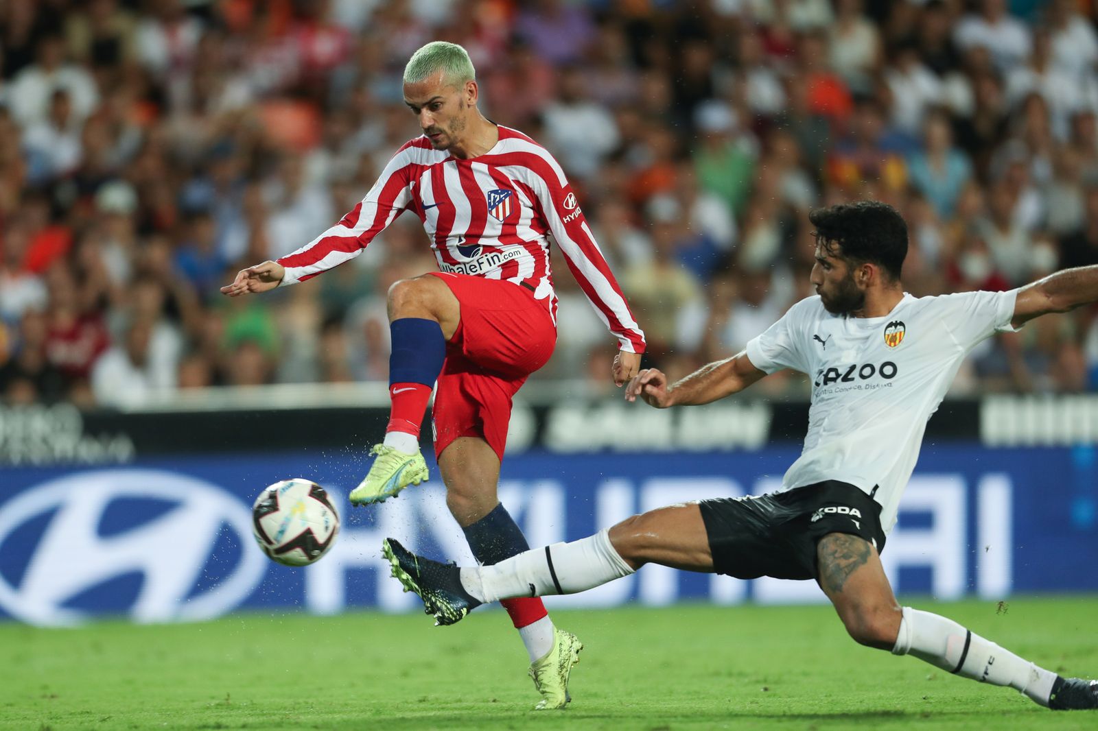 Antoine Griezmann, el autor del gol del Atlético de Madrid contra el Valencia