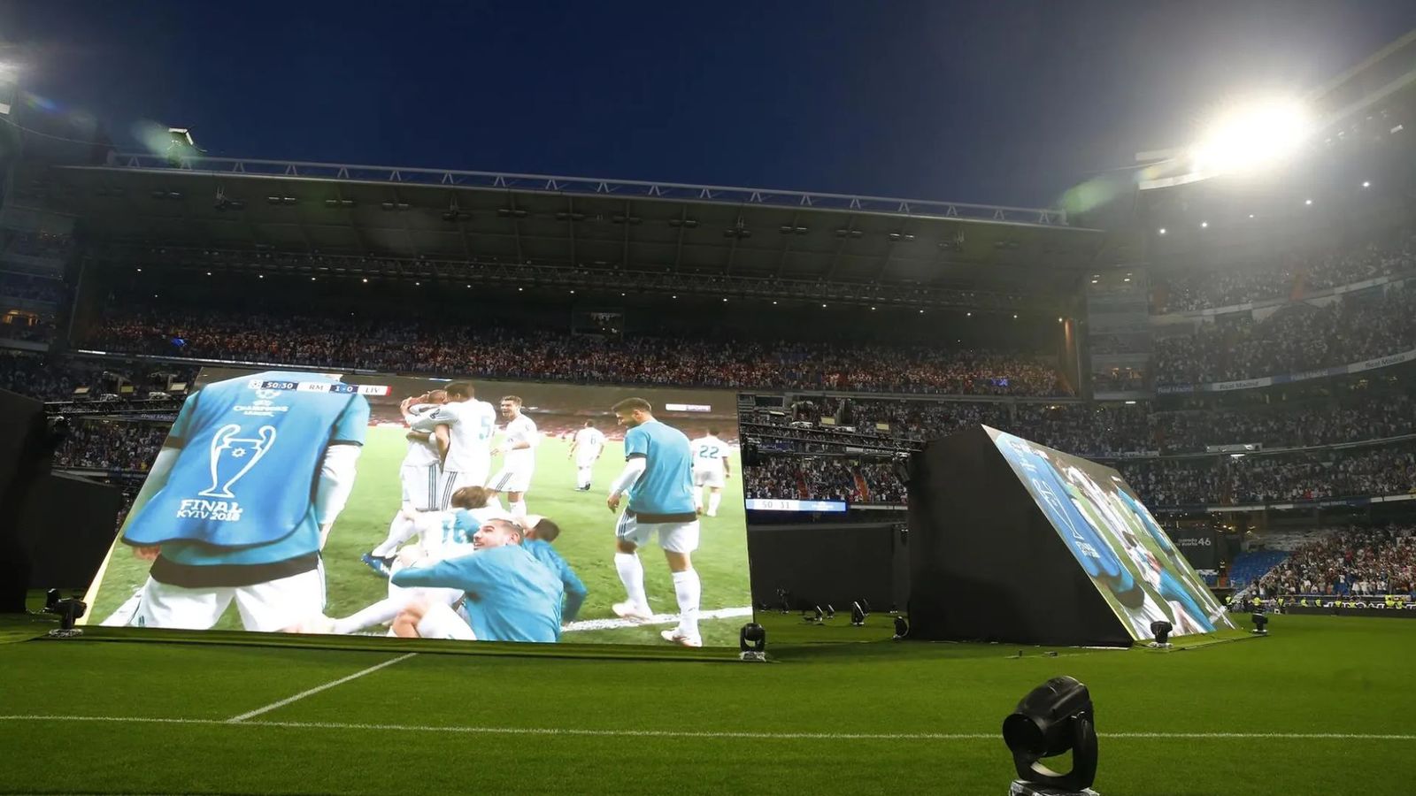 Así se vivirá la final de la Champions en el Santiago Bernabéu