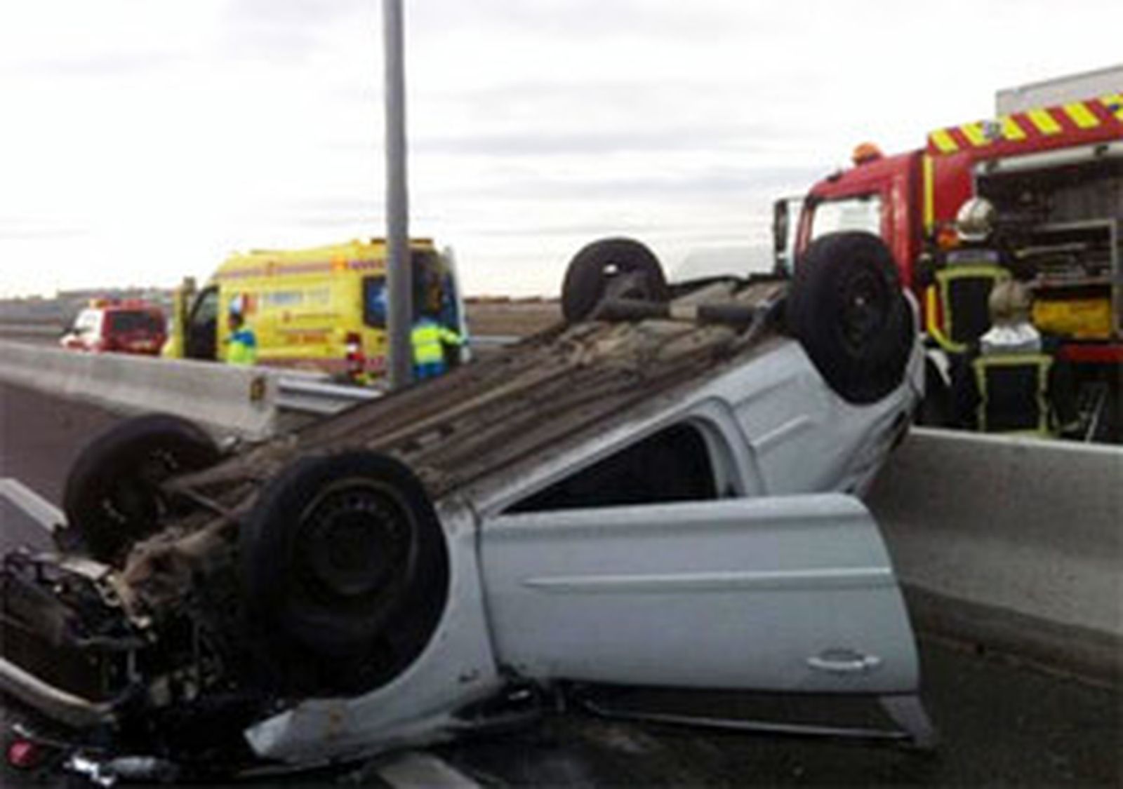 Accidente de tráfico en Madrid