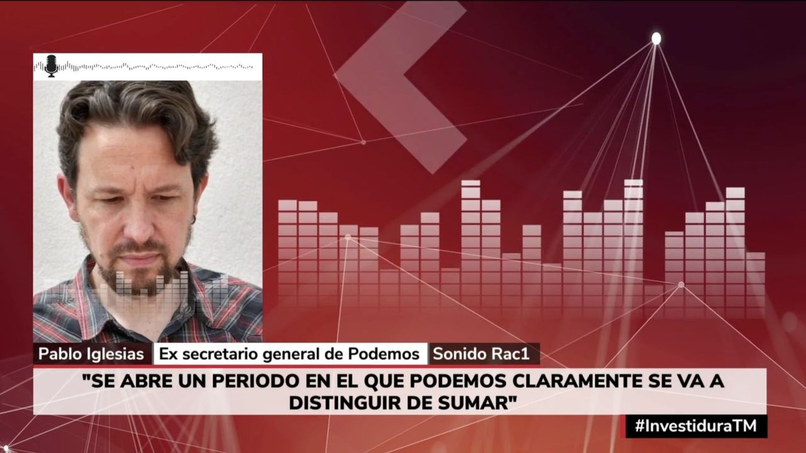 Pablo Iglesias en RAC-1 da por finalizada la relación Podemos-Sumar