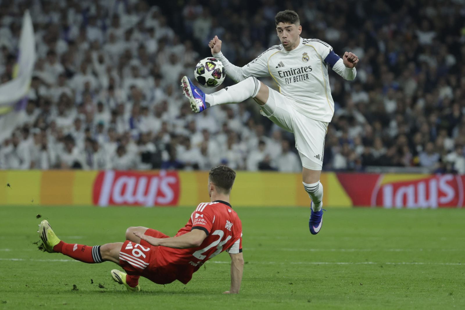 Fede Valverde ante el Benfica