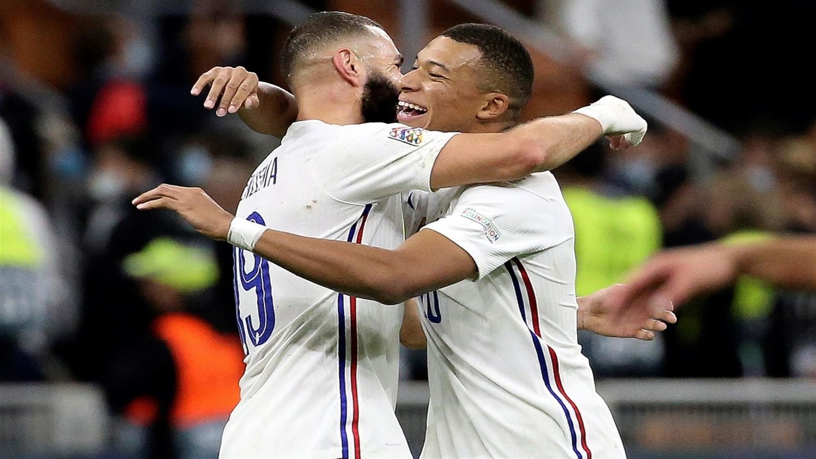 Benzem y Mbappé