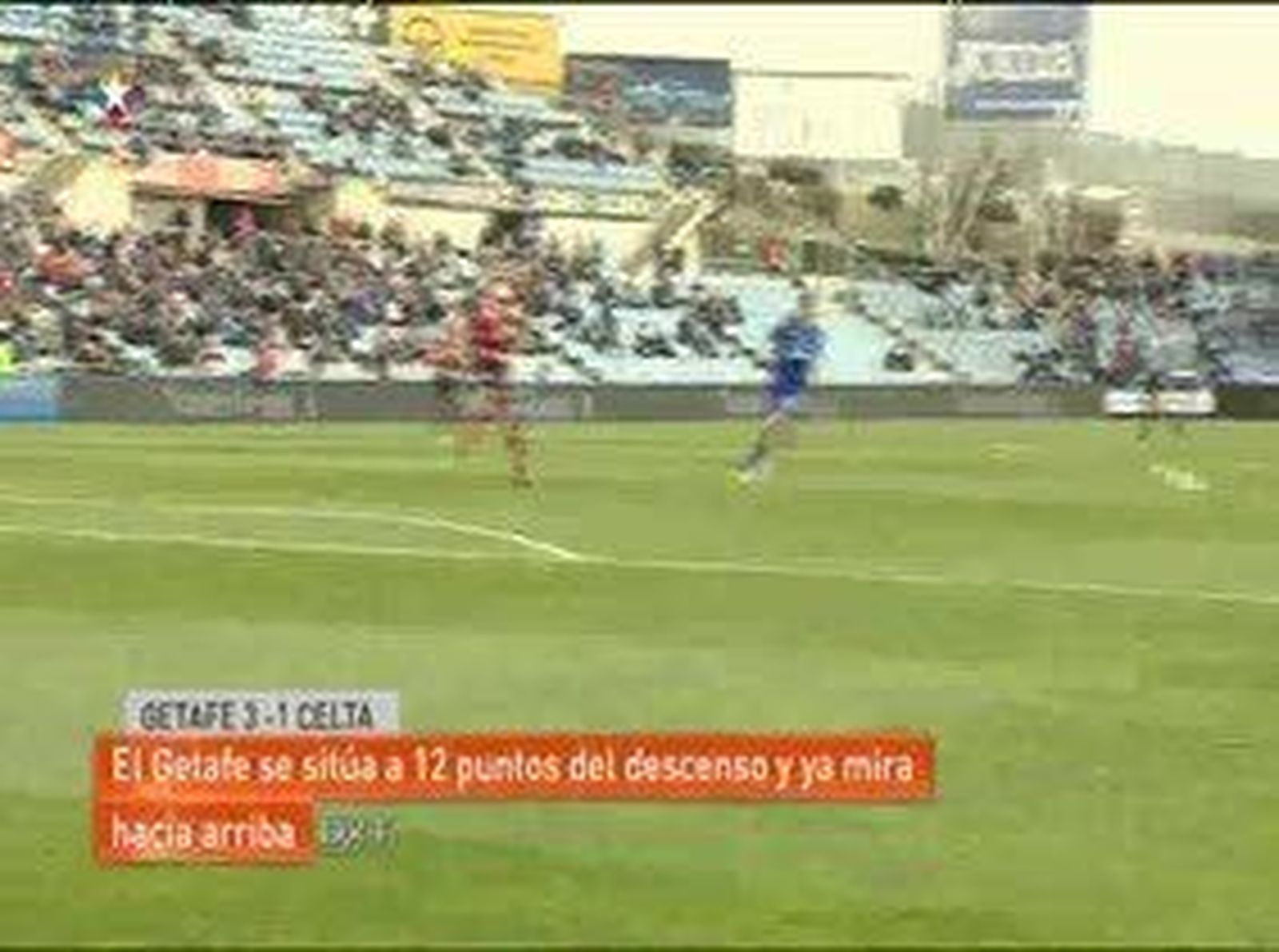 3-1. El Getafe suma otros tres