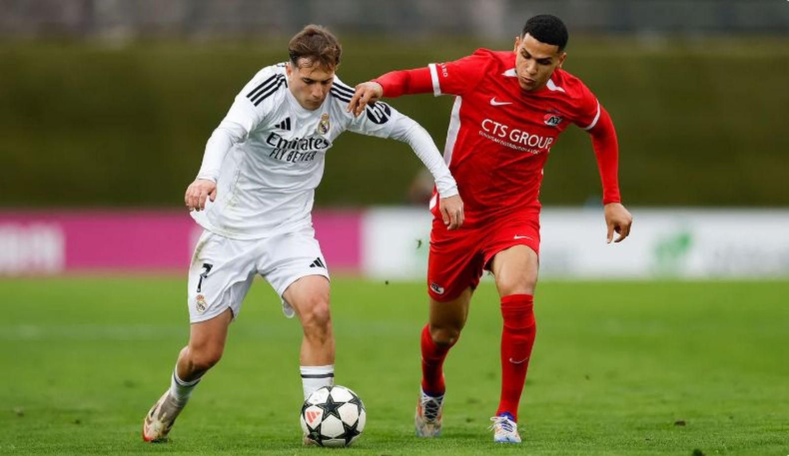 Real Madrid juvenil ante el AZ Alkmaar