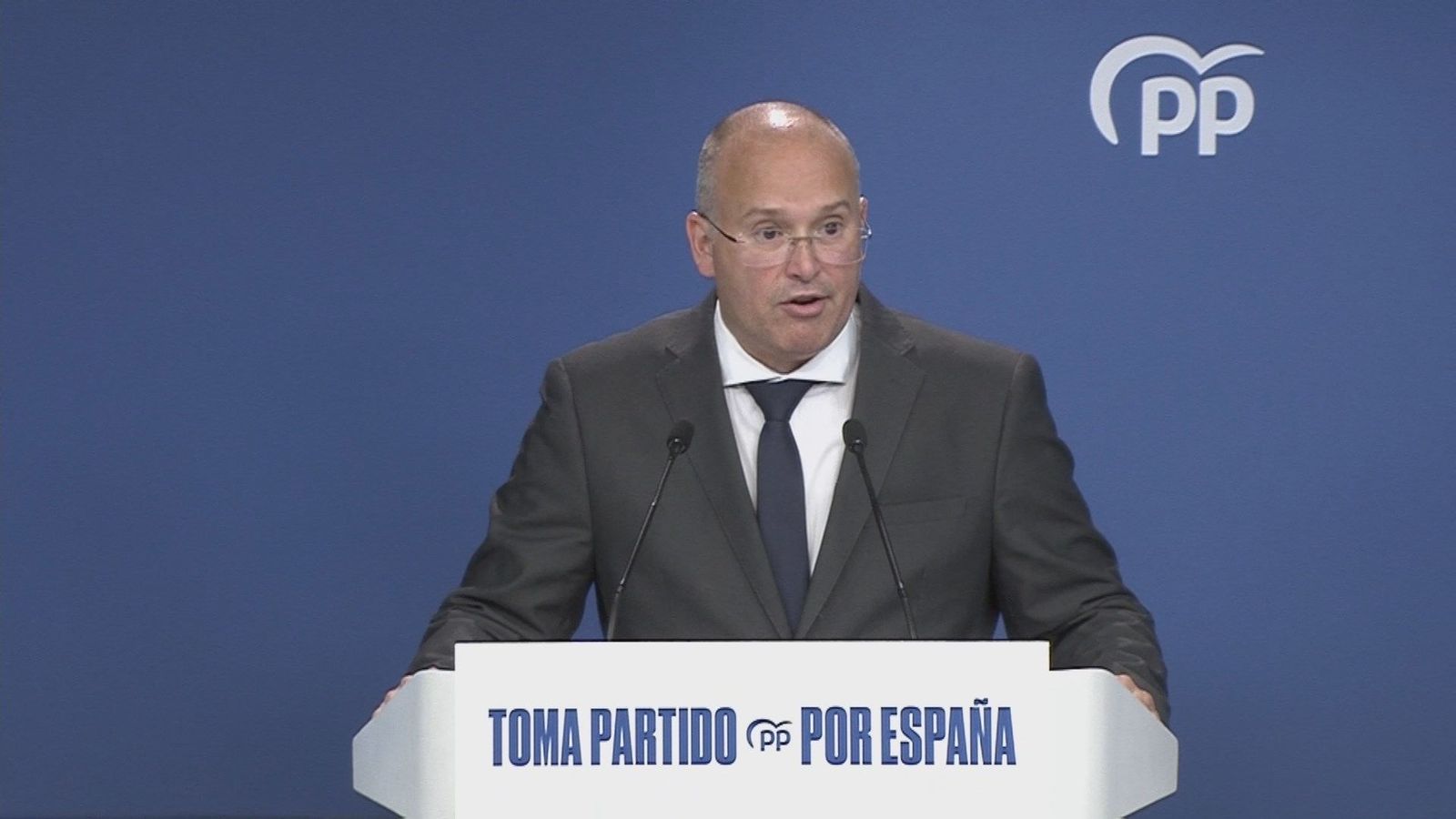 Tellado contrapone el PP de Feijóo de "centro reformista" con el PSOE de Sánchez de "centro penitenciario"