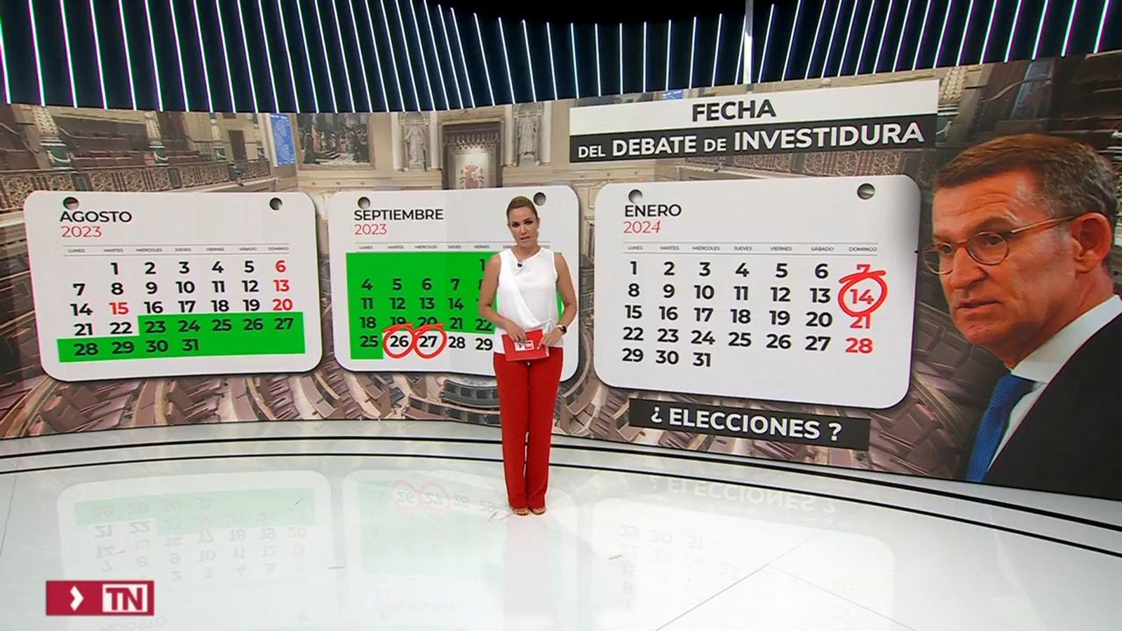 Las fechas de la investidura