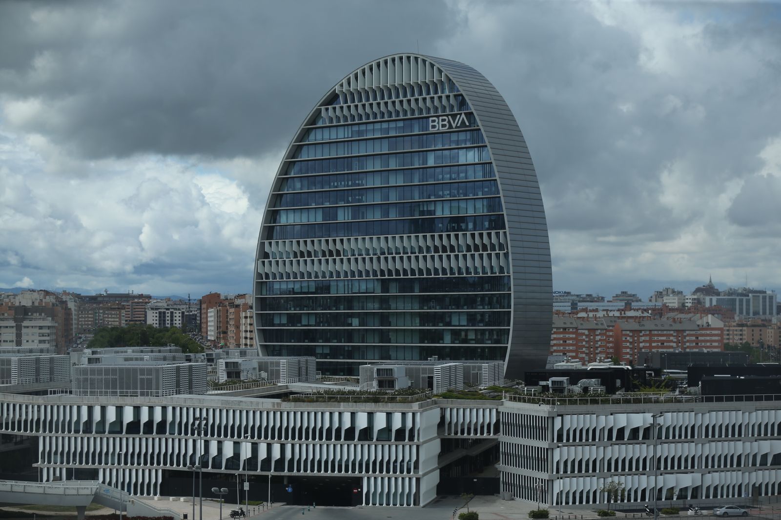 Edificio 'La vela' del BBVA, uno de los edificios que se visitarán en la Semana de la Arquitectura