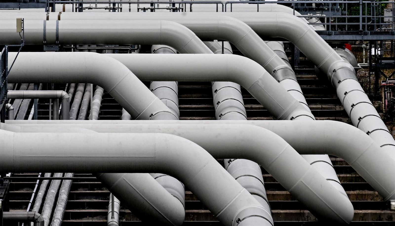 Tuberías de entrada de gas ruso a Europa