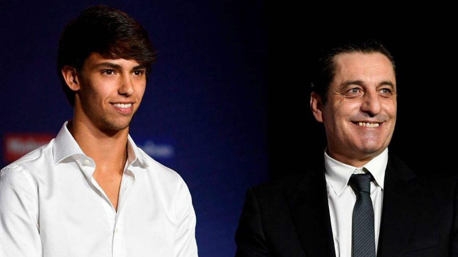 Joao Félix  y Paulo Futre