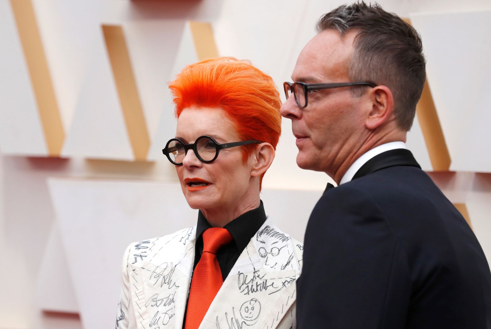 Sandy Powell y Christopher Peterson