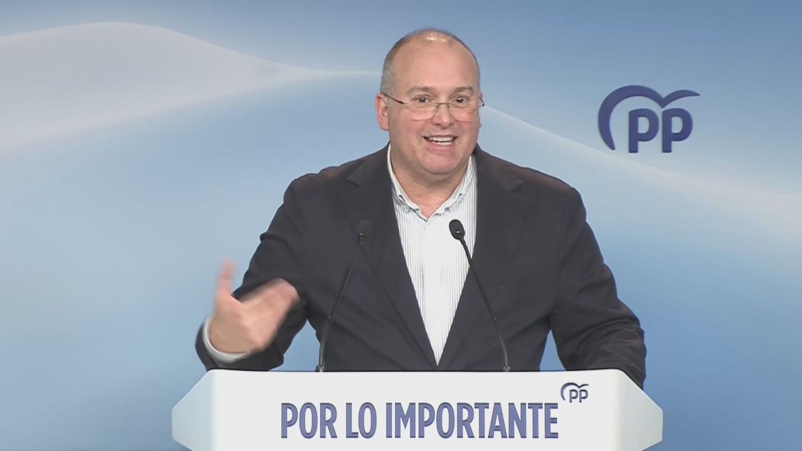 Miguel Tellado, secretario general del PP: "El 'sanchismo' se están desmoronando"