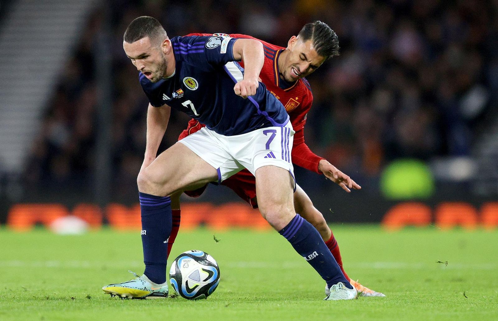Ceballos ante Escocia