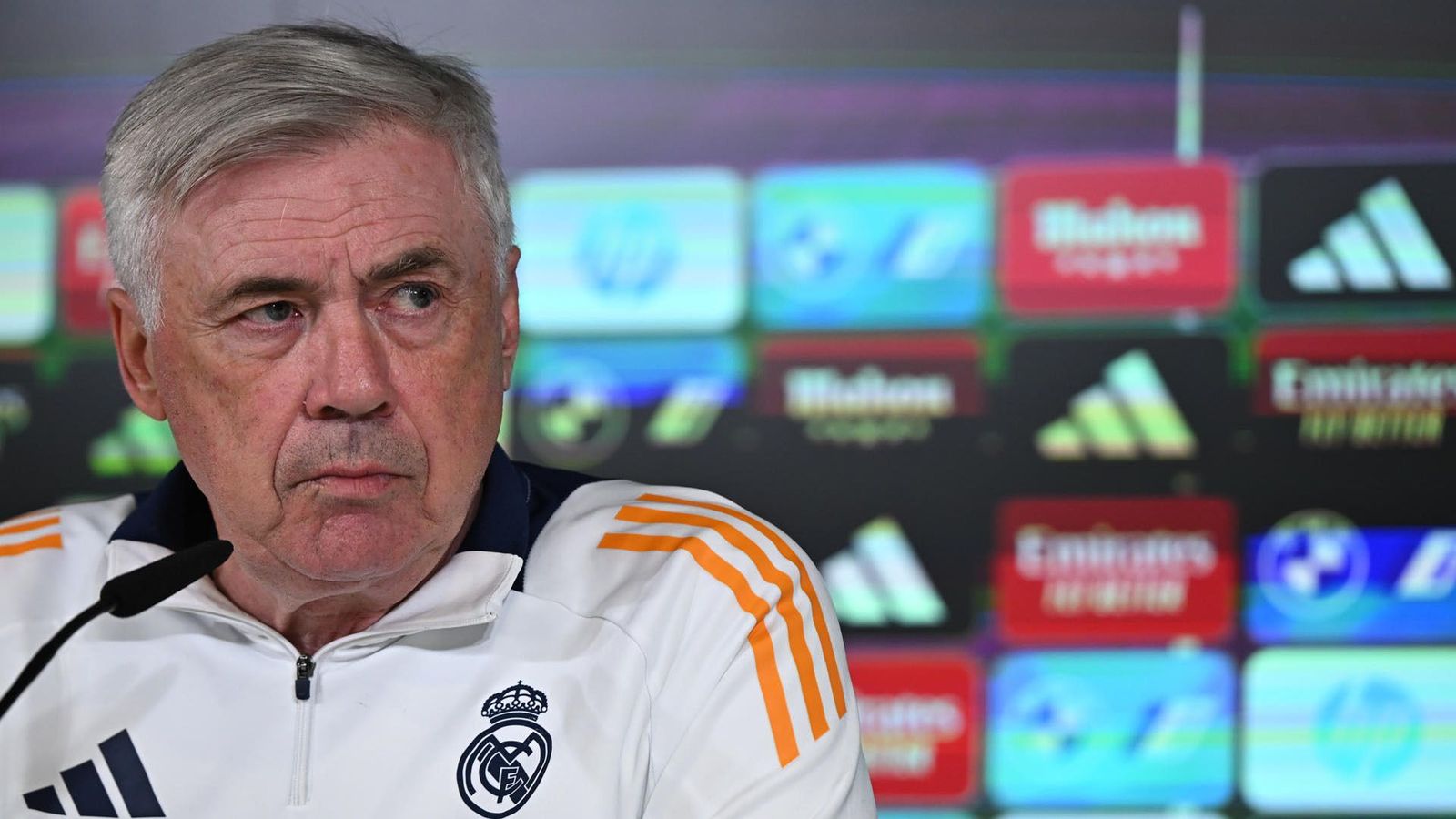 Ancelotti, que también pierde a Valverde, no le "preocupan las bajas, sólo el Betis"