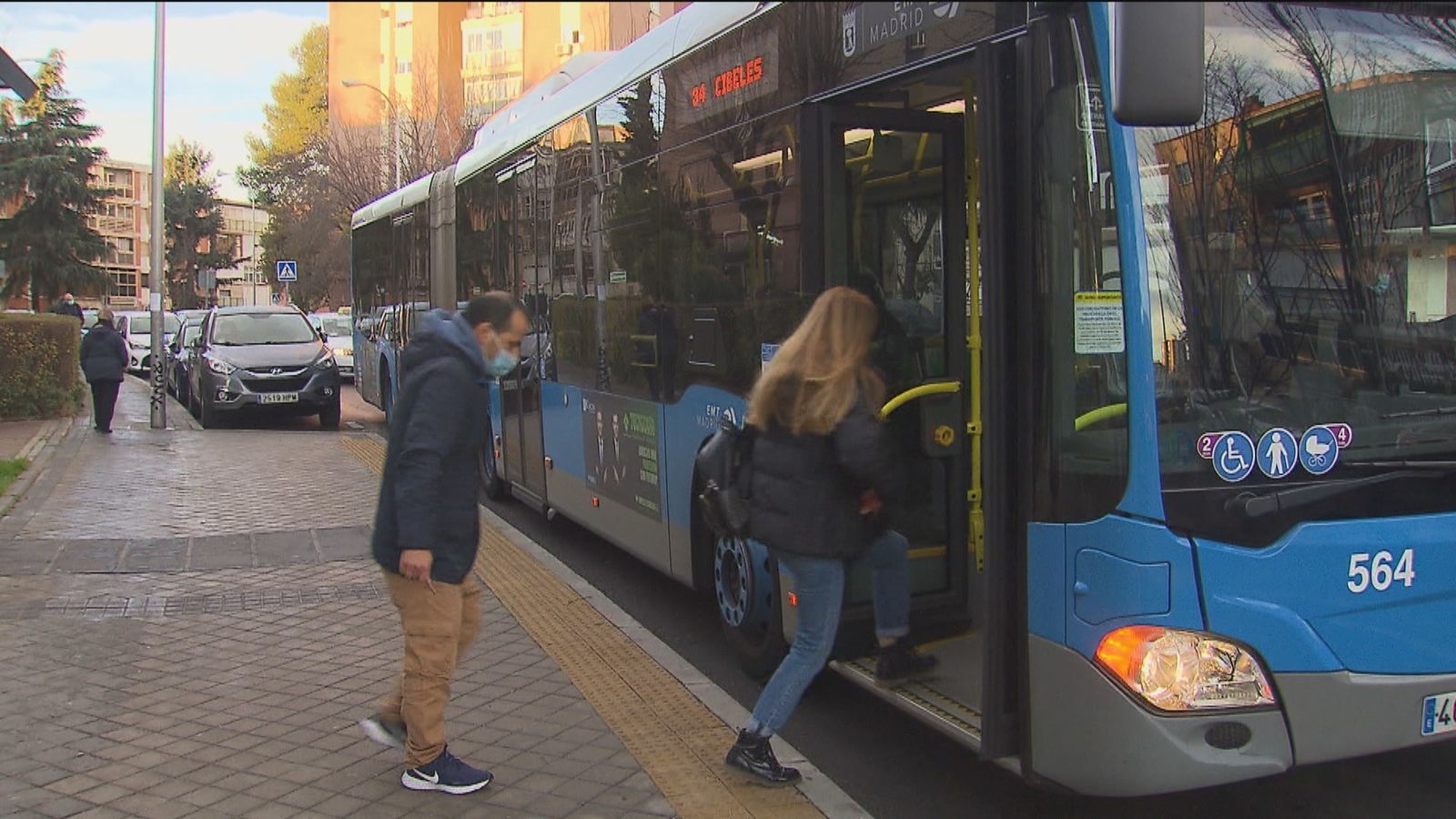 Autobús de la EMT en Madrid