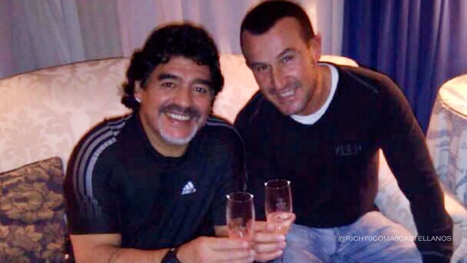 Richy Castellanos rinde homenaje a Maradona en su 60 cumpleaños