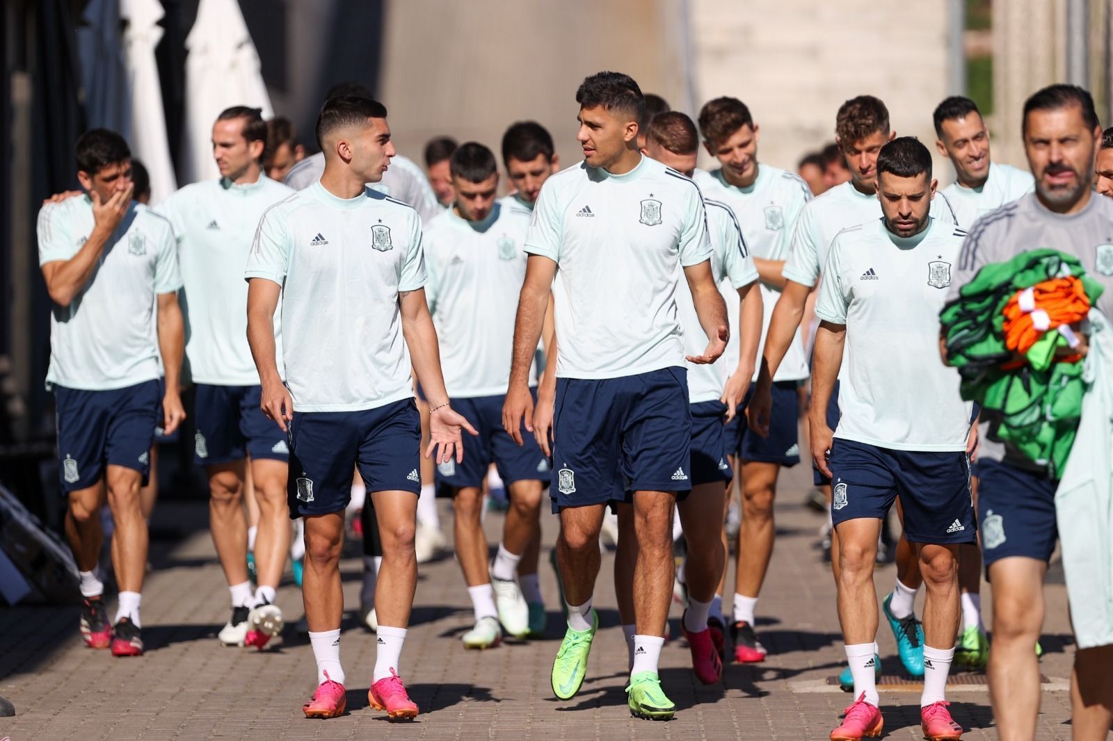 España ultima su preparación ante las semifinales contra Italia