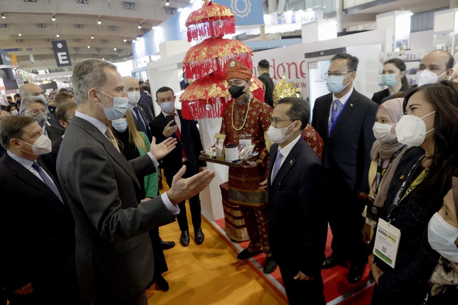 El rey inaugura 'Alimentaria' en Barcelona, sin Aragonès ni Colau en el saludo protocolario