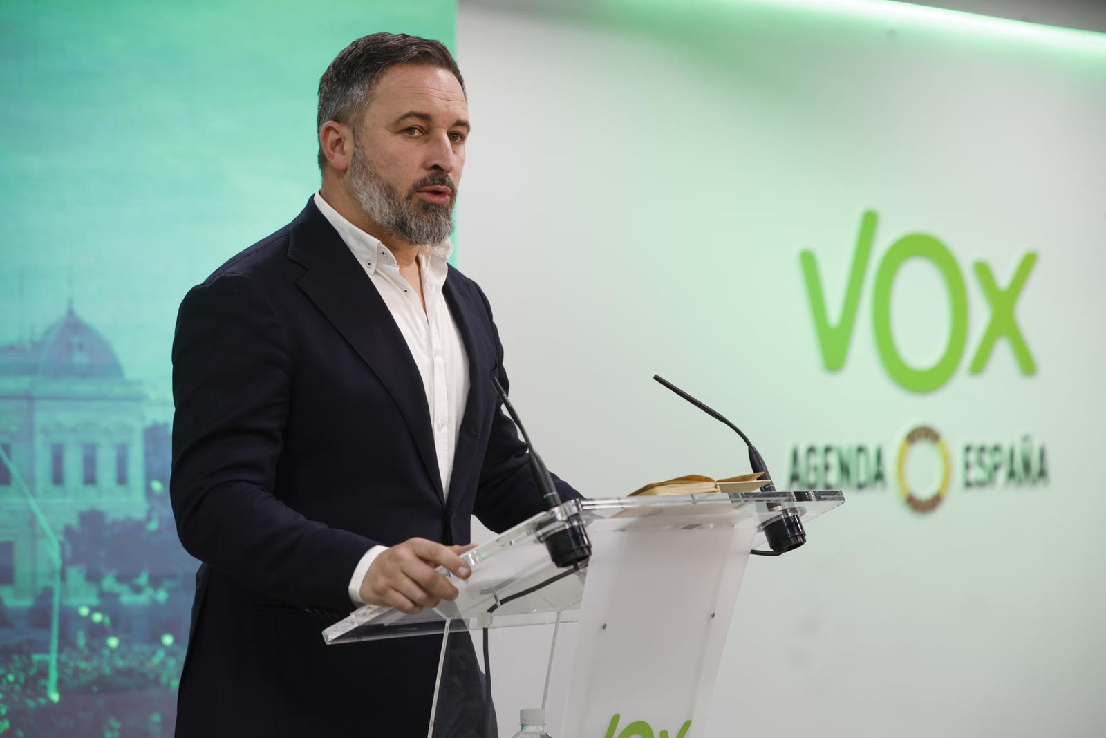 El líder de vox, Santiago Abascal