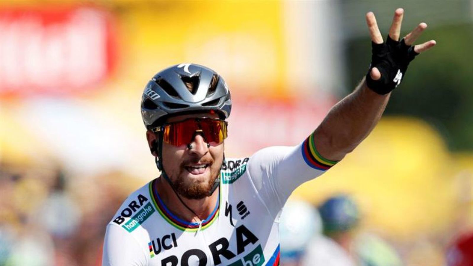 Tour: Sagan se salva del caos y se viste de amarillo