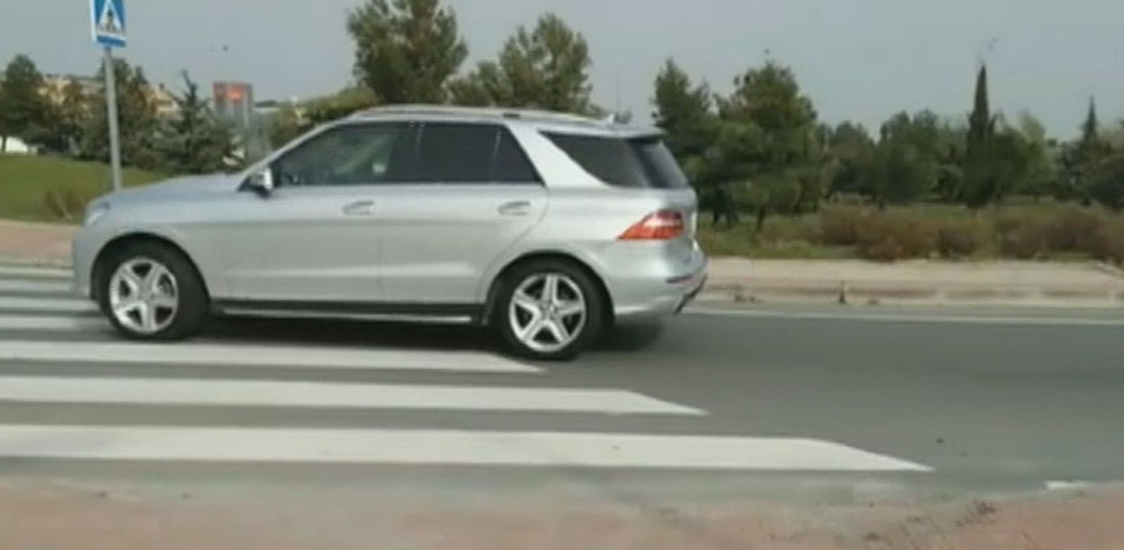 El peligroso paso de cebra de la M-607