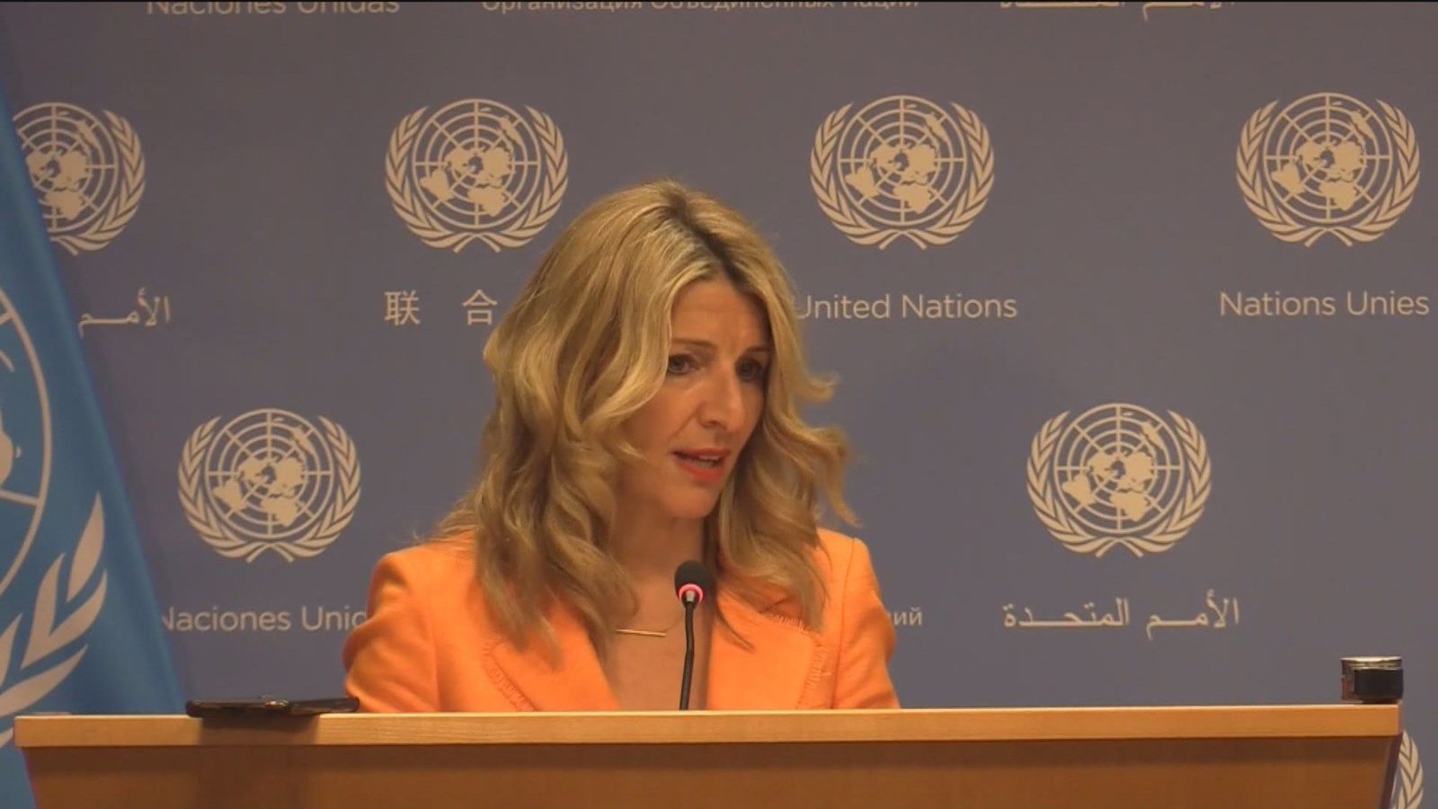 Yolanda Díaz aboga en la ONU por revisar márgenes empresariales que causan desigualdad
