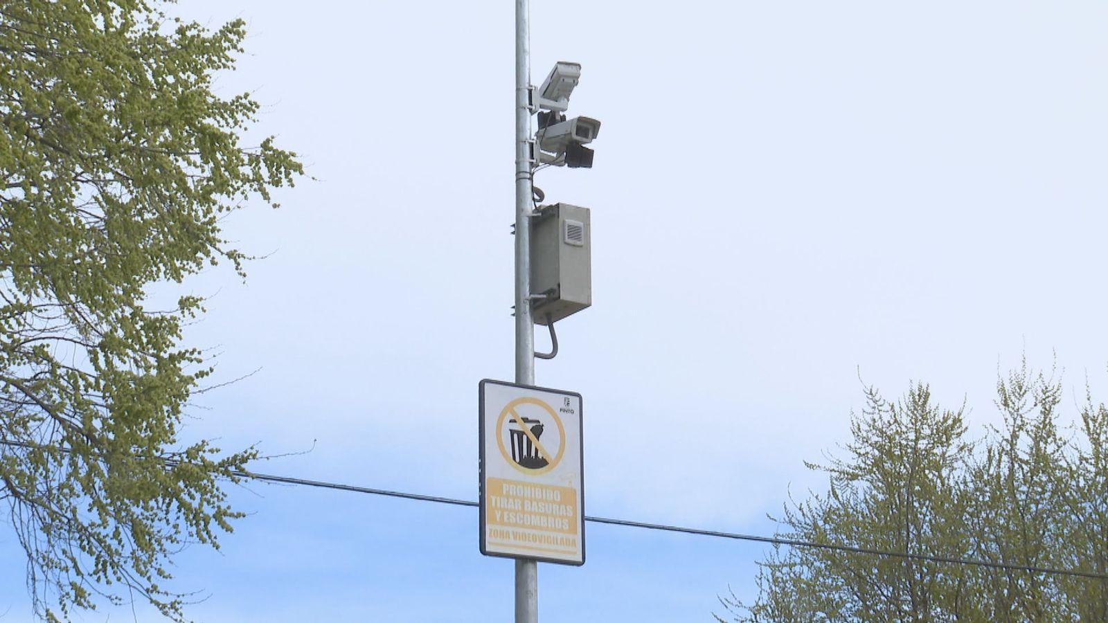 Cámara de videovigilancia en Pinto