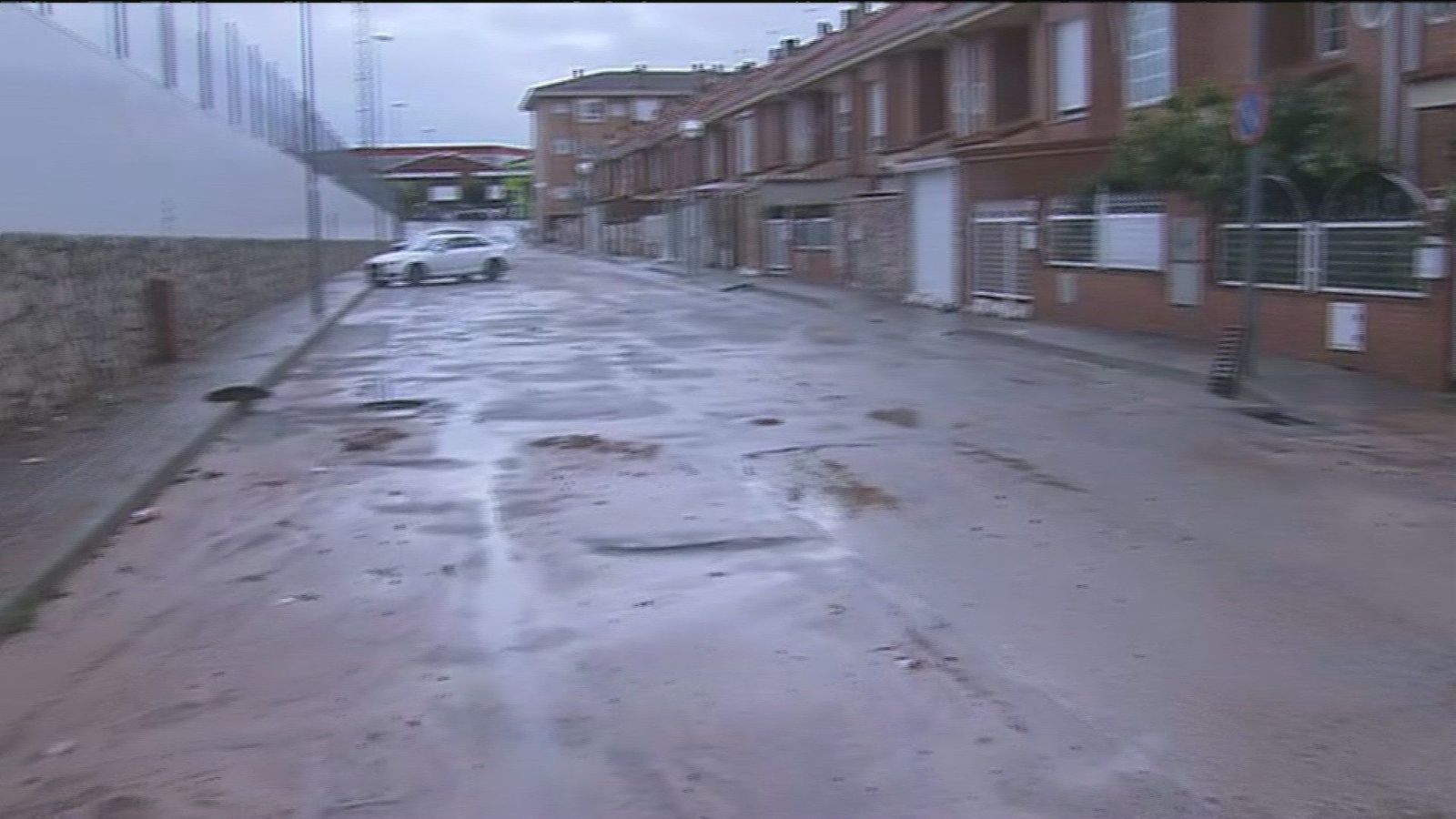 Calles convertidas en ríos en Campo Real