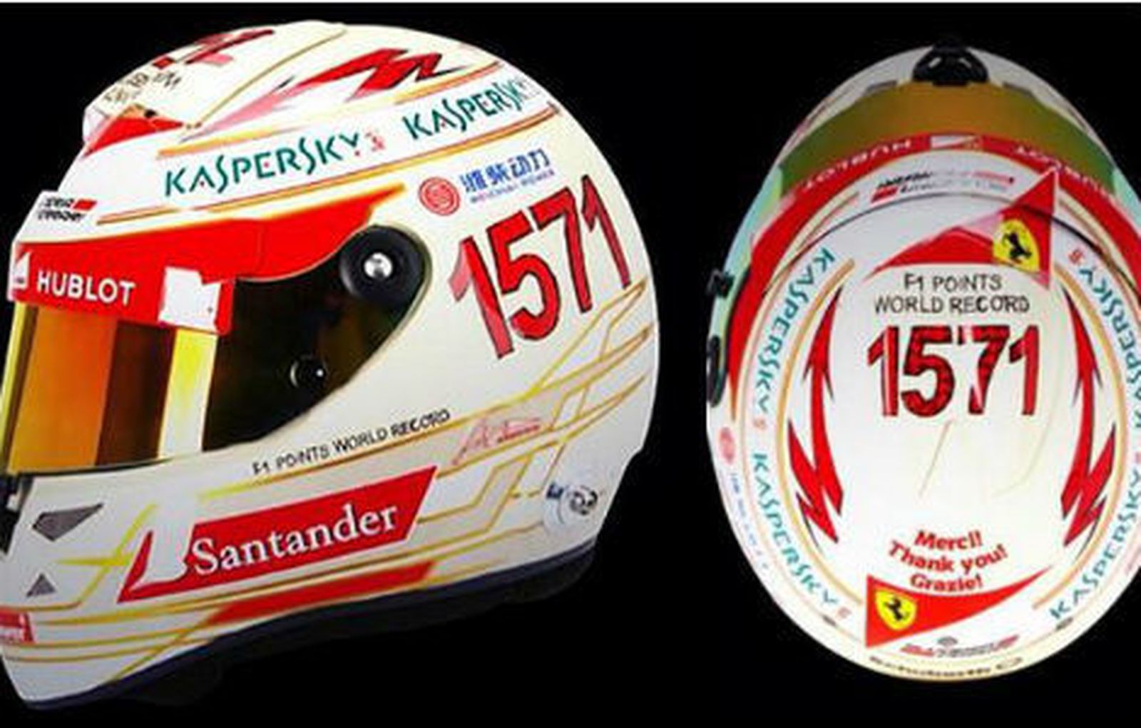Casco de Fernando Alonso en el GP India