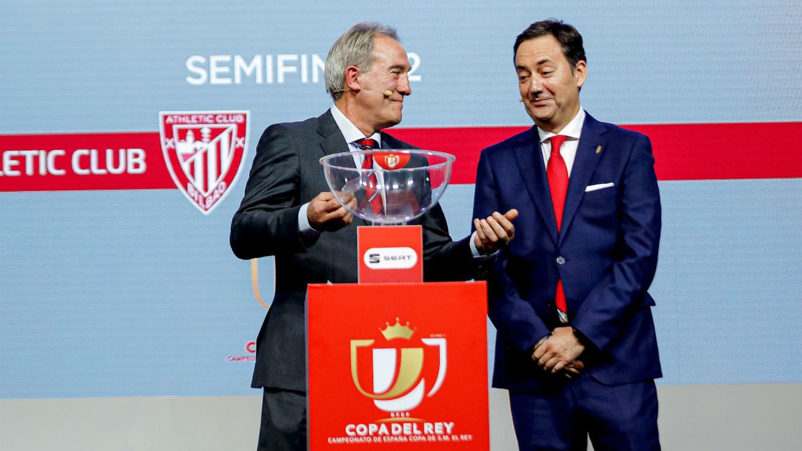 Sorteo de semifinales de la Copa del Rey