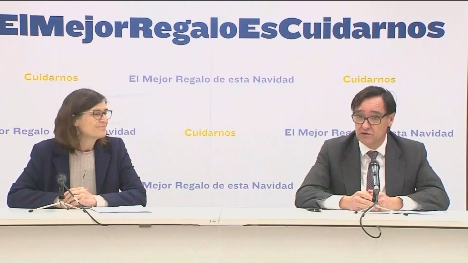 'ElMejorRegaloEsCuidarnos',el lema de la campaña de Sanidad para prevenir contagios en Navidad