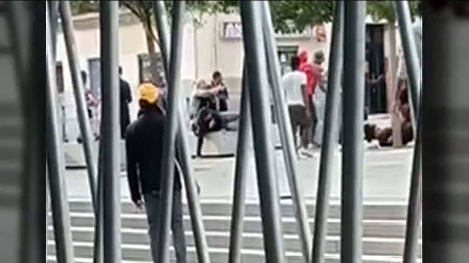 Batalla campal en Lavapiés
