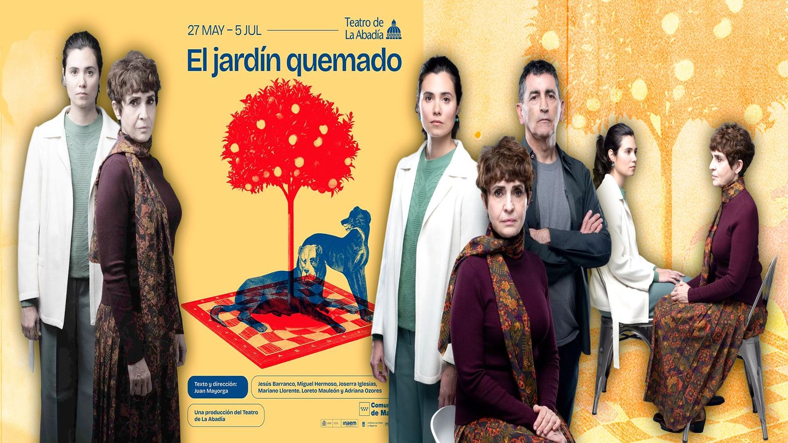 El Teatro de la Abadía estrena 'El jardín quemado', una historia de Juan Mayorga