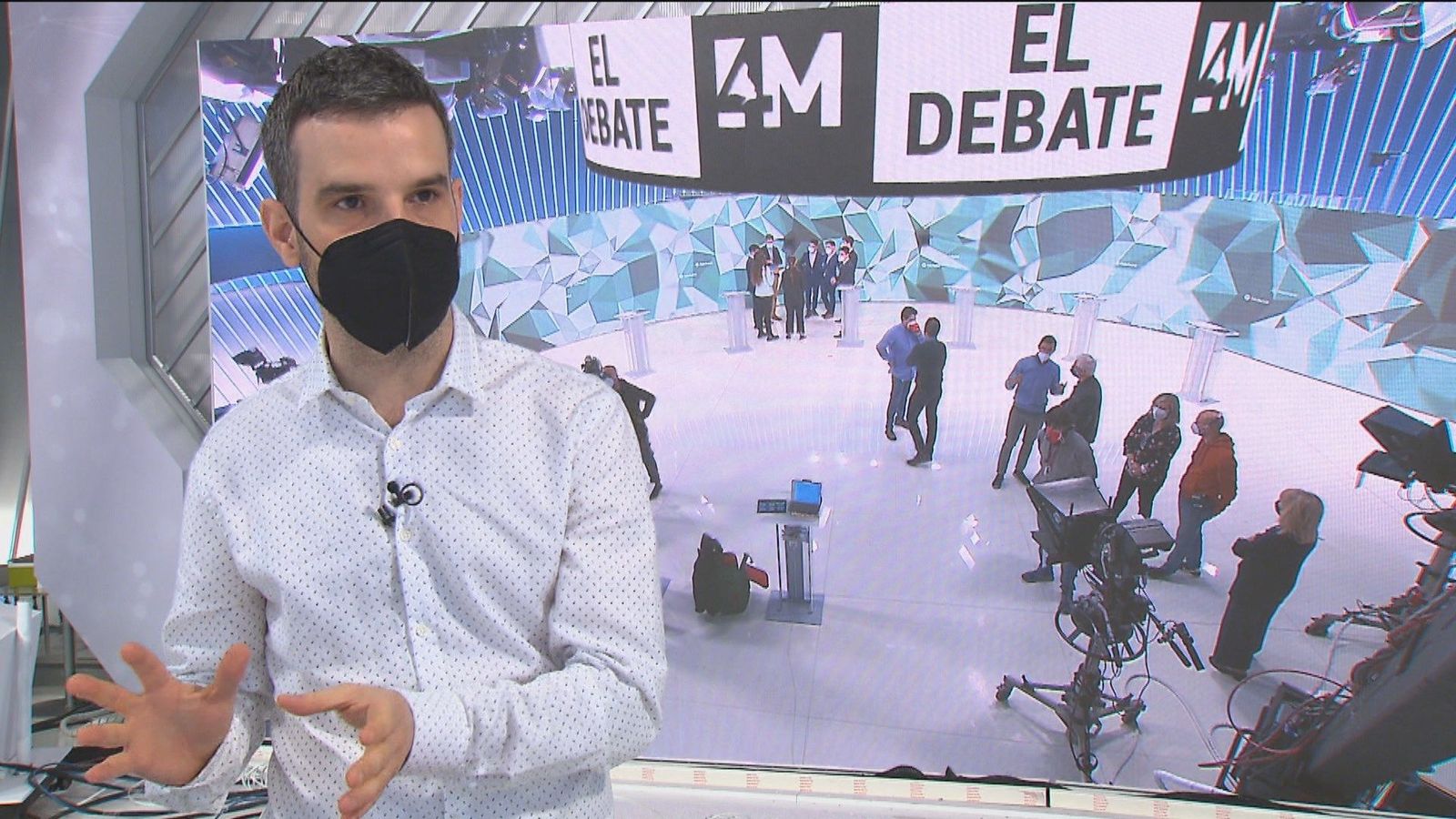 Un protocolo y medidas antiCovid para el debate electoral en Telemadrid