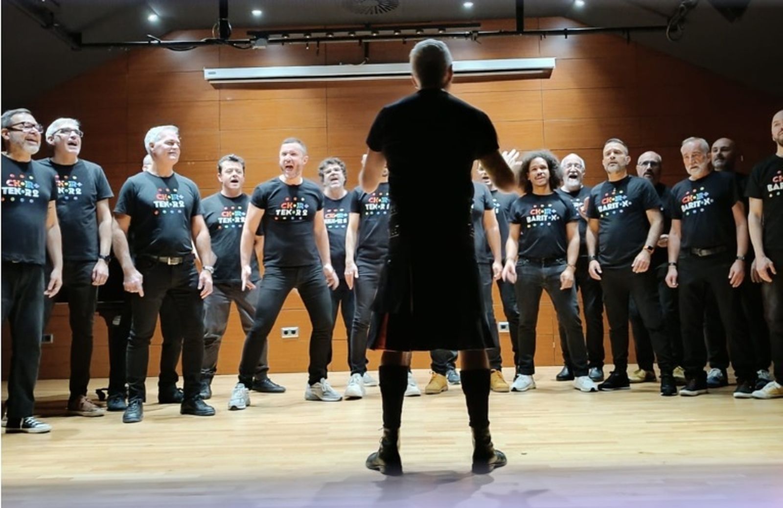 Coro Choir+ Madrid en una de sus actuaciones