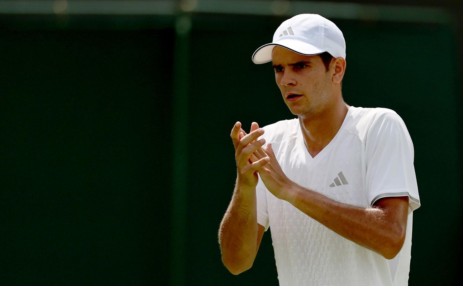 Rafa Jódar en el torneo en Wimbledon