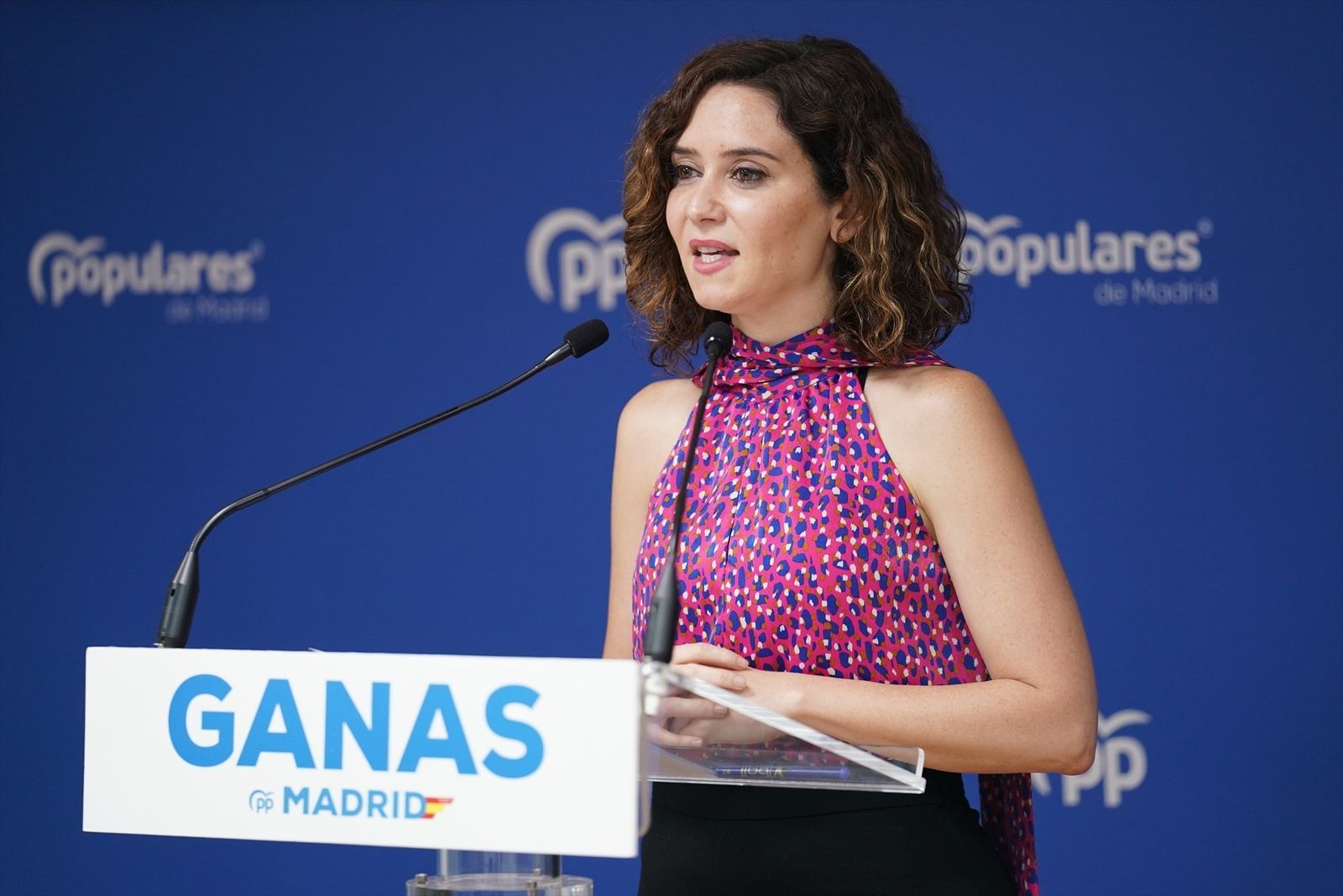 La presidenta de la Comunidad de Madrid, Isabel Díaz Ayuso