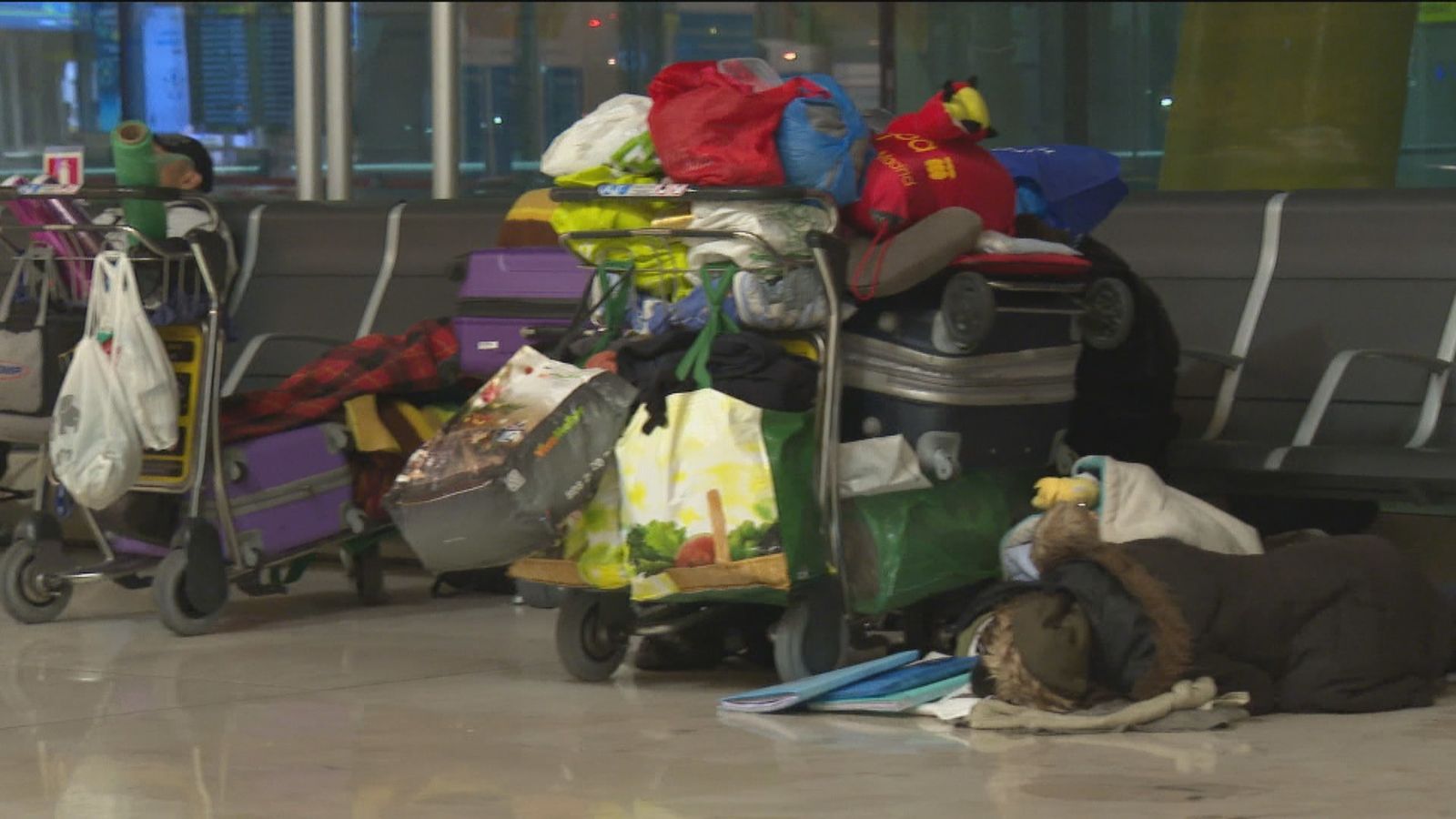 Indigentes en Barajas