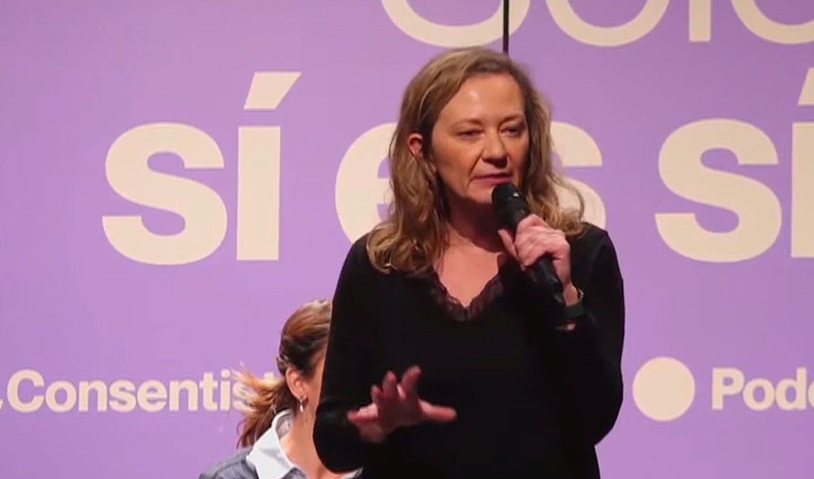 Victoria Rosell dice, en un acto sobre la ley 'solo sí es sí', que el "punitivismo es una trampa"